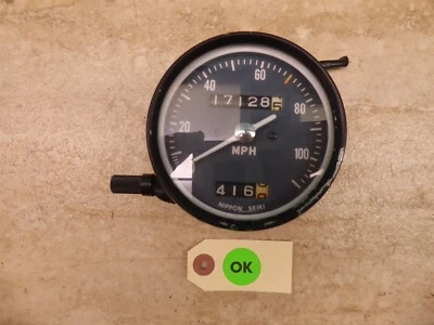 Honda CB350 1972-73 doble velocímetro calibre velocímetro esfera PL1027-G11+ Foto 1 de 4