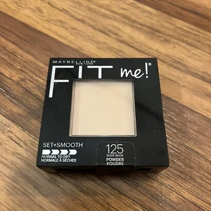 Maybelline Fit Me Pressed Powder Nude Beige 125 Set + Smooth - Picture 1 of 2