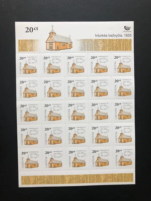 Lituania 2008 Mi 956I MNH hoja completa Foto 1 de 2