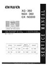 Service Manual-Anleitung für Aiwa CX-N3300,NSX-60,XG-360 