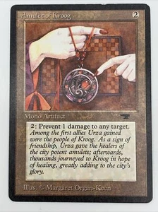 Amulet of Kroog x1 Magic the Gathering Antiquities MTG Heavily Played - Picture 1 of 2
