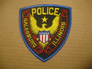 PARCHE POLICÍA GALESBURG ILLINOIS (STOCK EAGLE) - Imagen 1 de 1