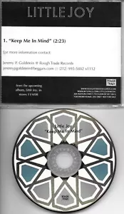 Los Hermanos & the Strokes LITTLE JOY Keep me in Mind 2008 PROMO DJ CD single - Picture 1 of 1