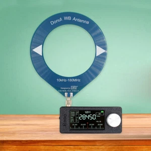 Mini Circle Antenna 10kHz-180MHz MW SW Looping Antenna Donut Antenna (Blue) - Zdjęcie 1 z 9