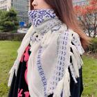Owl Scarf/shawl Owl Knitted Scarves White Reversible Winte Stylish W2d9 O8 L4r7