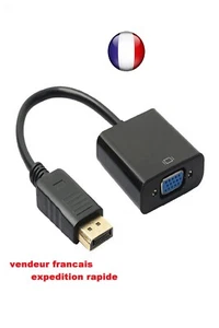 Adaptateur HDTV HDMI vers VGA haute vitesse, HDTV A mâle vers VGA femelle - Imagen 1 de 4