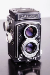 Rolleicord V Schneider - Kreuznach Xenar F3.5 75mm TLR medium format camera - Foto 1 di 16