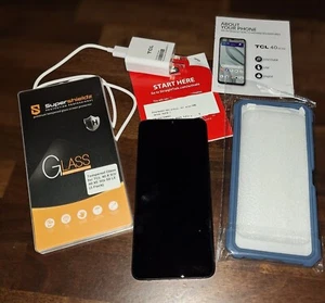 TCL 40 XE, 5G, 64GB, Black - Straight Talk Wireless Prepaid Smartphone - UNUSED - Zdjęcie 1 z 5