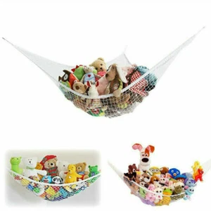 Soft Large Toy Hammock Mesh Net Bedroom Nursery Toys Storage Teddy Bear Children - Picture 1 of 15
