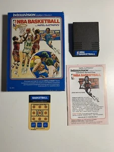 NBA Basketball (Mattel Intellivision, 1980) CIB Complete w/Manual Tested - Picture 1 of 4