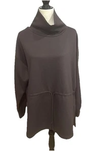 Athleta Allure Cinch Sweatshirt Size XL Shale Excellent Condition - Picture 1 of 9
