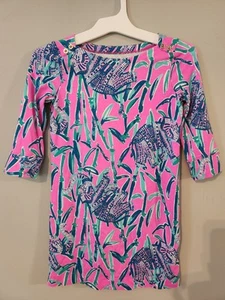 Lilly Pulitzer Girls UPF50+ Mini Sophie Multi Color Dress Size Medium 6/7 - Picture 1 of 7