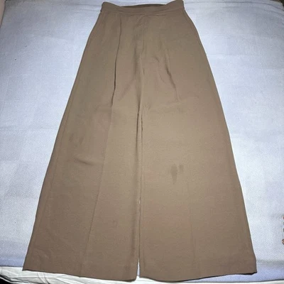 Calça Spanx Carefree Crepe Plissada Perna Larga Pull On Feminina Tamanho Grande - Imagem 1 de 4