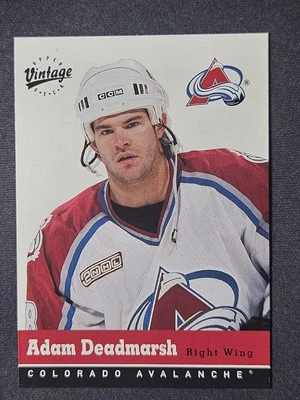 00-01 Upper Deck Vintage Adam Deadmarsh 🚨🚨🚨 Colorado Avalanche  - Image 1 of 2