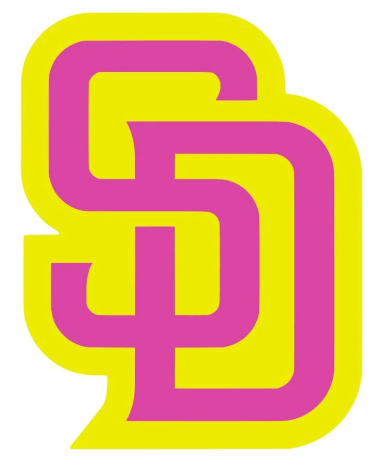 SCCS San Diego Padres City Connect Logo All Weather Vinyl Decal MLB