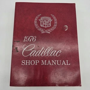 1976 Cadillac Service Shop Book Engine Drivetrain Electrical Guide Repair Manual - Picture 1 of 14