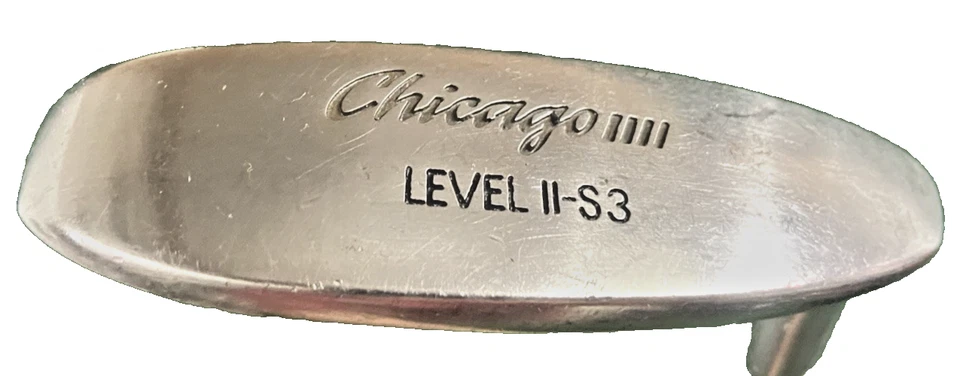 Chicago Golf Nivel II S3 Napa Blade Putter Derecha Acero 36 pulgadas Agarre De Colección Buena Sensación Foto 1 de 4