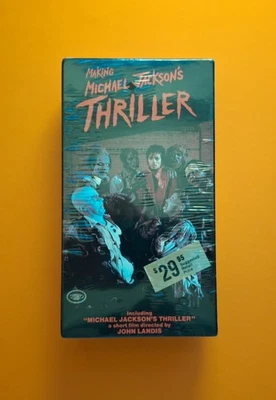 1983 Sealed Michael Jackson's Making Thriller VHS/ Vestron/John Landis - Image 1 of 4