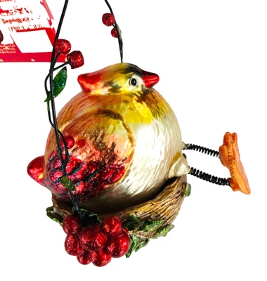 Boyds Home BIRD in NEST SWING ~ ORNAMENT ~ NEW with tag - Image 1 of 4