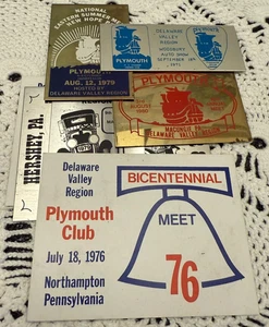Placa de tablero de coche Chrysler Plymouth PA Pennsylvania Delaware Valley Region - Imagen 1 de 4