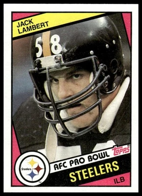 1984 Topps #167 Jack Lambert - Image 1 of 2