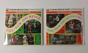 GAF View-Master B566 & B567 The New Zoo Revue, & Two, 1972 & 1974 nuevo sin abrir - Imagen 1 de 13
