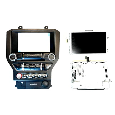2018-2023 Ford Mustang Sync 3 Bezel Face Plate CD Player Radio Screen Set Up Kit - Image 1 of 4