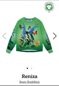 Molo 5T butterfly Shirt BNWT - Picture 1 of 2