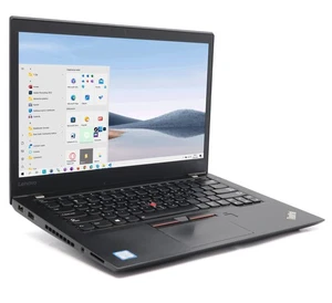 Lenovo ThinkPad T470s Laptop i7-6600U 8GB RAM 256GB SSD 14" FHD Touch - Zdjęcie 1 z 8
