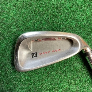 Wilson Deep Red Fluid Feel Urethane Insert 4-iron Regular flex Stepless Steel RH - Picture 1 of 13