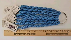 LOT OF 8 Thread Gatherer Flax 'N Colors LAVENDER BLUE Linen Floss 30 Yard Skeins - Picture 1 of 3