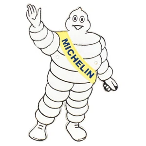 Michelin Man Silhouette Bibendum Garage Sign Cast Iron Man Cave Garage Gift - Picture 1 of 4