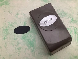Sale LOCKABLE Stampin Up! 1 & 3/4” x 7/8” Oval Craft Card Making Punch Cutter - Picture 1 of 3