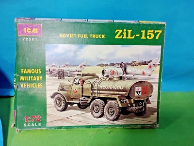 ZIL -157 ICM 72561 Sovietic Fuel Truck   1:72  KIT  di MOntaggio Camion Militate - Immagine 1 di 3