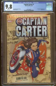 Captain Carter #1 CGC 9.8 (2022 Marvel) 1st Appearance Captain Carter - Bild 1 von 2