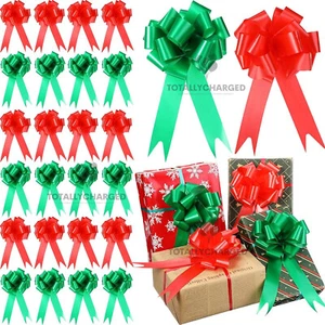 Large Pull Bows 50mm Wedding Car Gift Wrap Party Florist Poly Ribbon - Picture 1 of 23
