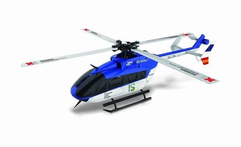 Mini Elicottero Radiocomandato Brushless XK K124 EC145 RTF Flybarless 3D6G 6 Ch