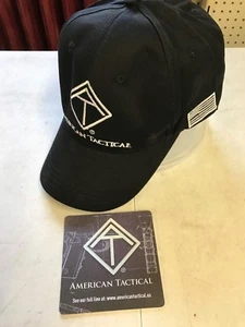 Black American Flag Tactical gun Baseball Hat Cap + Target -Worldwide ship - Picture 1 of 2