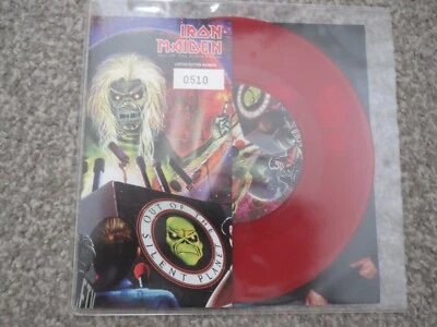 IRON MAIDEN "OUT OF THE SILENT PLANET" RARE Ltd EDITION 7" EP VINYL BUNDLE 0510 - Image 1 of 3