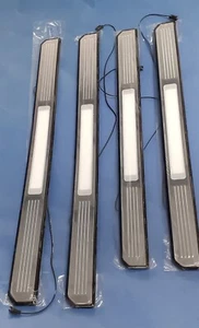 Stainless Steel 4Door Sill + LED Light AMG 2005-2013 Mercedes W221 SEL Long Axis - Picture 1 of 5