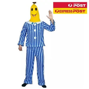 New ! Bananas in Pyjamas Funny Costume Halloween Adult Unisex B1 B2 - Picture 1 of 11