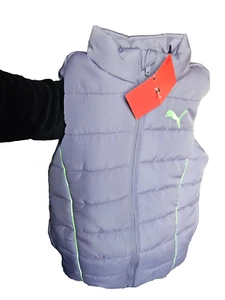 PUMA Girls Puffer Vest Size 6 Full Zip Lavender Color (Never Used) With Pockets. - Picture 1 of 11