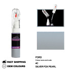 Para Modelos Ford Silver Fox Pearl Code 4C Touch Up Pintura Pen Kit De...