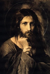 Religión Icono Ortodoxo 8"" X 10"" Arte Cristiano Impreso Foto JESUCRISTO - Imagen 1 de 1