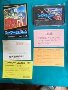 Nintendo Cassette Fire Emblem Shadow Dragon & the Blade of Light HVC-VX 1990 New - Picture 1 of 7