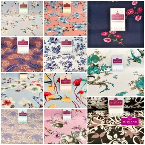 Floral prints fine Viscose Rayon dress challis Fabric M1469 Mtex - Picture 1 of 104