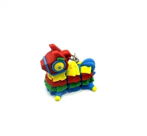 Llavero Figura Piñata - Decoración Cinco de Mayo - Mini Figura - Llama - Imagen 1 de 5