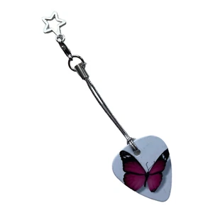 Rosa Schmetterling Silber Stern Hummer Fass Verschluss Öffner Werkzeug Nagelschoner Armbänder - Bild 1 von 1