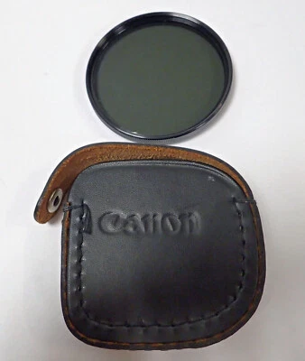 CANON 72mm ND X4 NATURAL DENSITY FILTER W/ LEATHER CASE USED PREVIOUSLY - Image 1 of 4