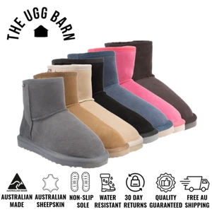 UGG Boots Min Classic | Australian Made A-Grade Sheepskin | Non-Slip | Women Men - Picture 1 of 31